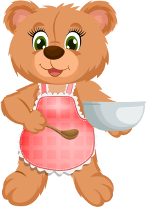 A Final Brenda Bumble Brenda Bumble with a mixing bowl