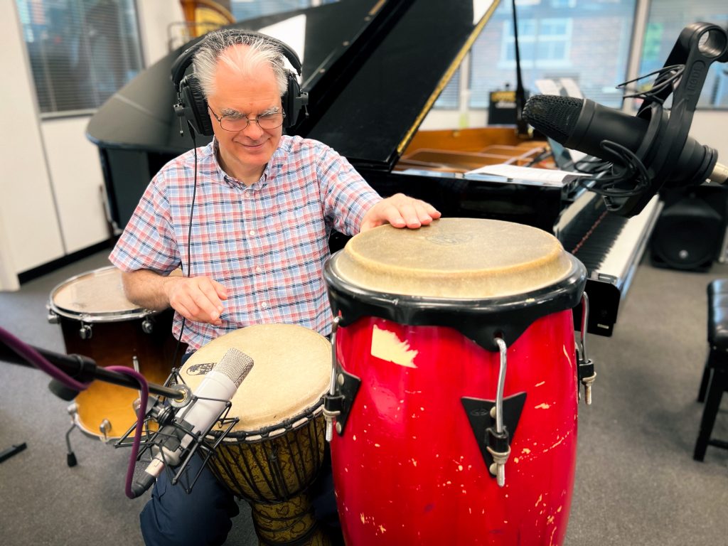 Harmony Valley-5 Patrick plays congas